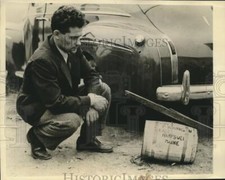 1941 Press Photo A keg that