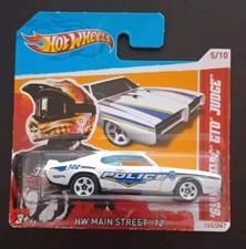 Hot wheels '69 Pontiac GTO Judge HW main Street 12 *card wear*