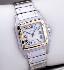 Cartier Watch Santos Galbee Combi Roman Index Quartz LM Men's 29mm