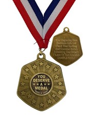 You Deserve A Medal Award (G)