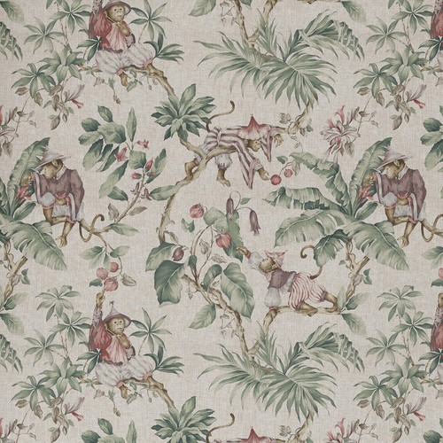 Cotton rich linen look fabric - rich,