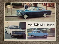 Vauxhall Cars Range Sales Brochure 1966 UK - Viva, Victor 101, Cresta, VX4/90