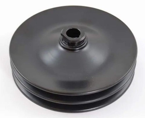 Power steering pulley black - steering,