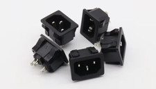IEC320 C14 3 pin panel mount