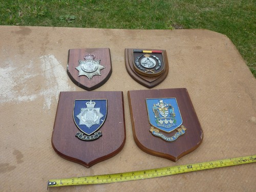 Vintage wall shield plaque - vintage,