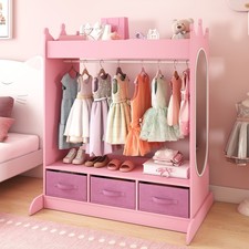 Pink Kids Dress Up Armoire