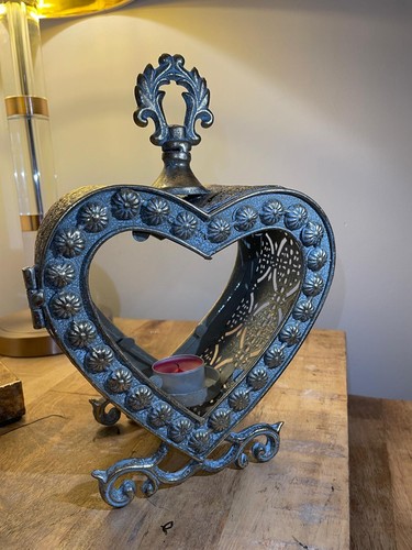 Ornate heart lantern - ornate,
