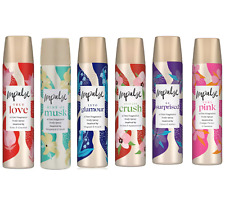 X 6 IMPULSE BODY FRAGRANCE 75ML SPRAY DEODORANT & GIFT SETS MIX
