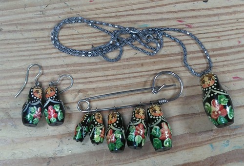 Vintage russian matryoshka - vintage,