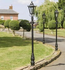 Black Victorian Style Lamp