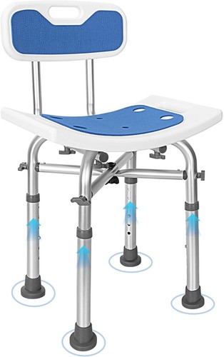 Shower chair adjustable height - adjustable,