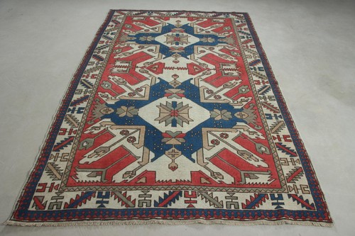 Vintage turkish large rug - turkish,