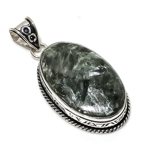 Natural seraphinite gemstone - natural,