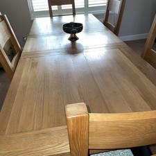 Dinning table large solid oak
