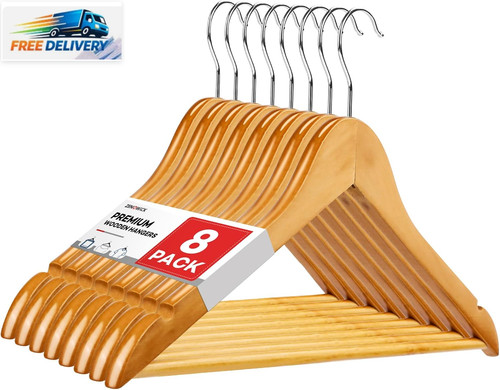 Wooden hangers pack heavy - wooden, pack,