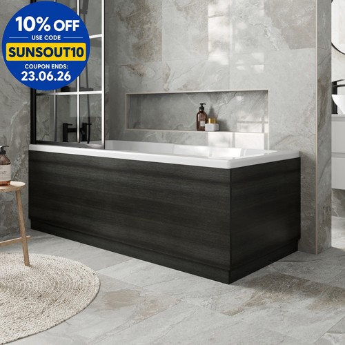 Modern bathroom 1700 front - bathroom, &