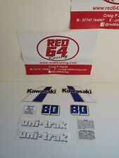 Kawasaki KX 80  1984 Full decal set vintage mini bike motocross evo stickers