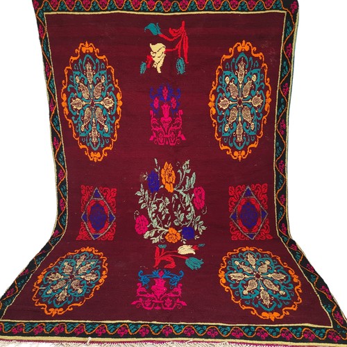 Vintage moroccan pulsh rug - vintage,