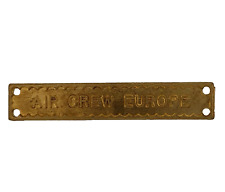 AIR CREW EUROPE MEDAL BAR or CLASP in BRASS for FULL SIZE British WW2 Star.