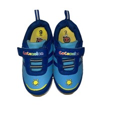 CoComelon shoes Toddler Boys LED Light Up Color Blue/yellow Size 9 (17cmas) Kids