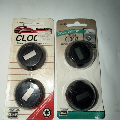 Vintage 1990s stick clocks - vintage, on