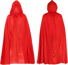140cm red cape adult - adult, halloween
