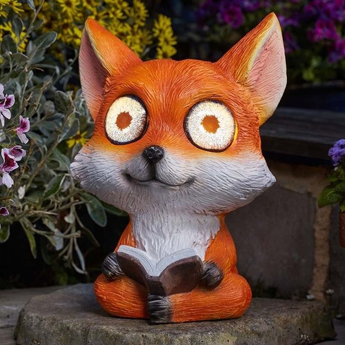 Fox eyes garden - fox, solar