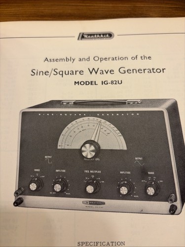 82u heathkit sine square - heathkit, sine/square