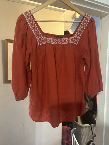 Copper coloured s smock - coloured,