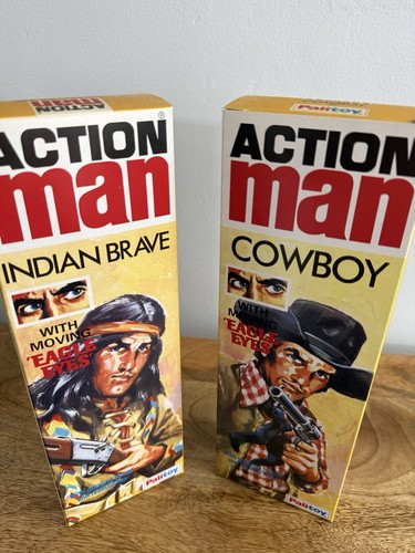 Action man cowboy and - and, indian