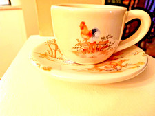 Yankee Candle Teacup Tea Light Candle Holder Country Toile Tea Cup #1047792