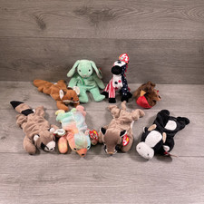 Ty Beanie Babies Bundle Job Lot (4) Preowned with Tags