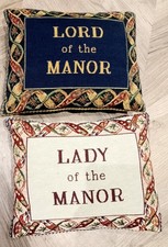 Vintage Past Times cushions