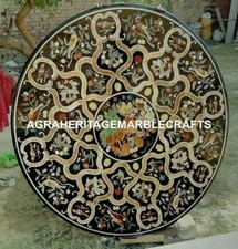 Italian black marble side - marble,