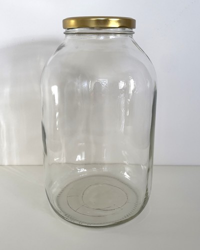 Litre glass jars - litre,