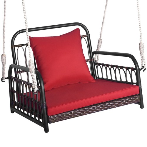Rattan woven rocking chair - rocking,