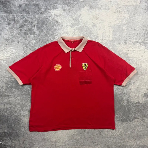 Vintage ferrari polo - ferrari, shirt