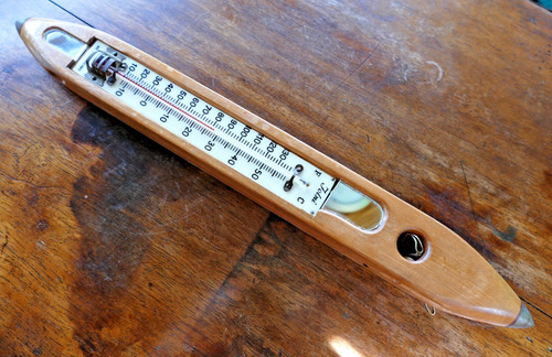 Vintage wooden weavers boat