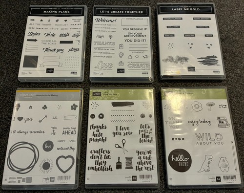 Stampin mixed stamp sets - stamp,