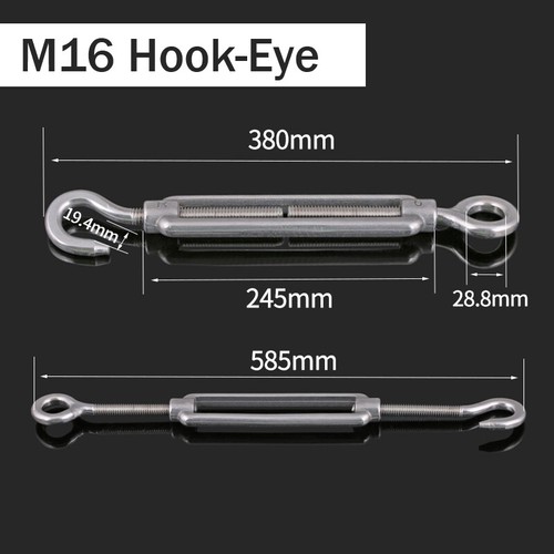 Stainless steel turnbuckle jaw - steel,