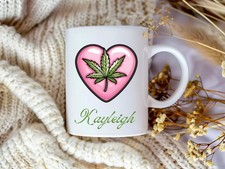 Cannabis leaf weed heart - cannabis,