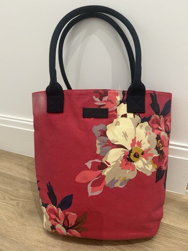 Joules pink floral cotton - floral, bag