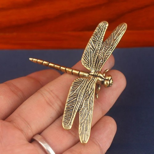 Vintage brass dragonfly - vintage,
