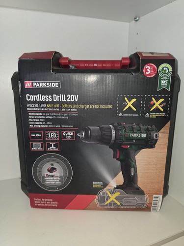 Cordless drill set 20v pabs - drill,