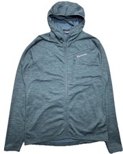 Montane Protium Men's Hooded Fleece Large Jacket blue Outdoors UK Design