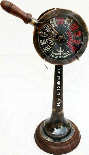 Antique brass ship engine - engine, room