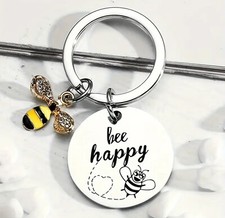 Bee happy bumble metal - happy, &