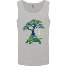Abstract Tortoise Tree Mens Vest Tank Top