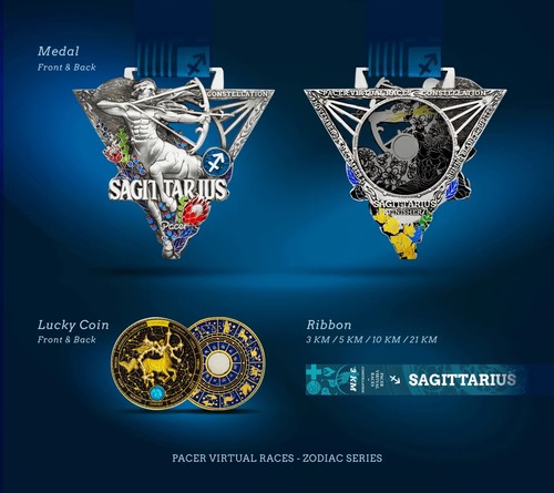 Pacer medal finisher zodiac - medal,