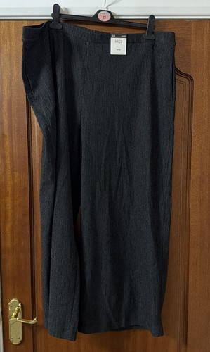 Bnwt ladies charcoal wide - m&s,
